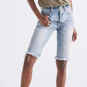 Lucky Brands‎ Lucky Pins Bermuda Shorts Frayed Hem 4/27